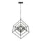 Z-Lite Euclid 3 Light Chandelier, Matte Black 457-3MB - alternate 3